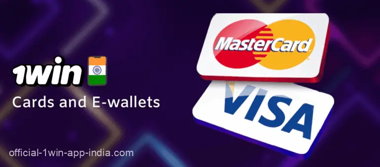 Top-up your account with cards and e-wallets in the 1Win India app